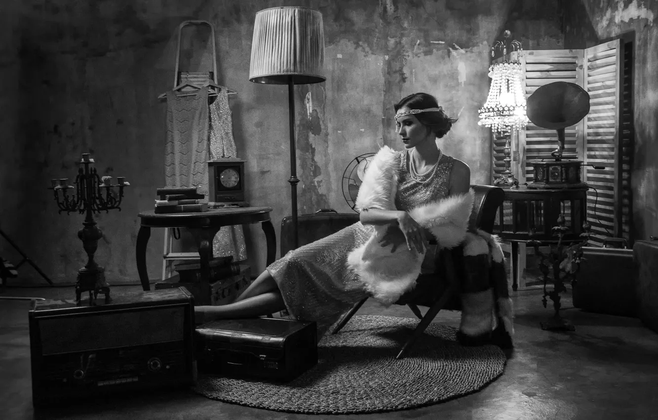 Photo wallpaper girl, room, interior, girl, room, interior, Antonyus Bunjamin (Abe)