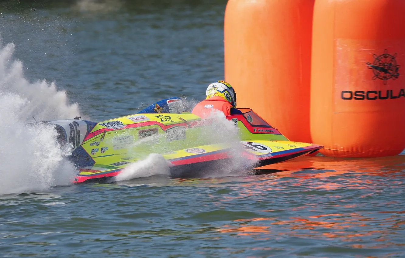 Photo wallpaper race, boat, speed