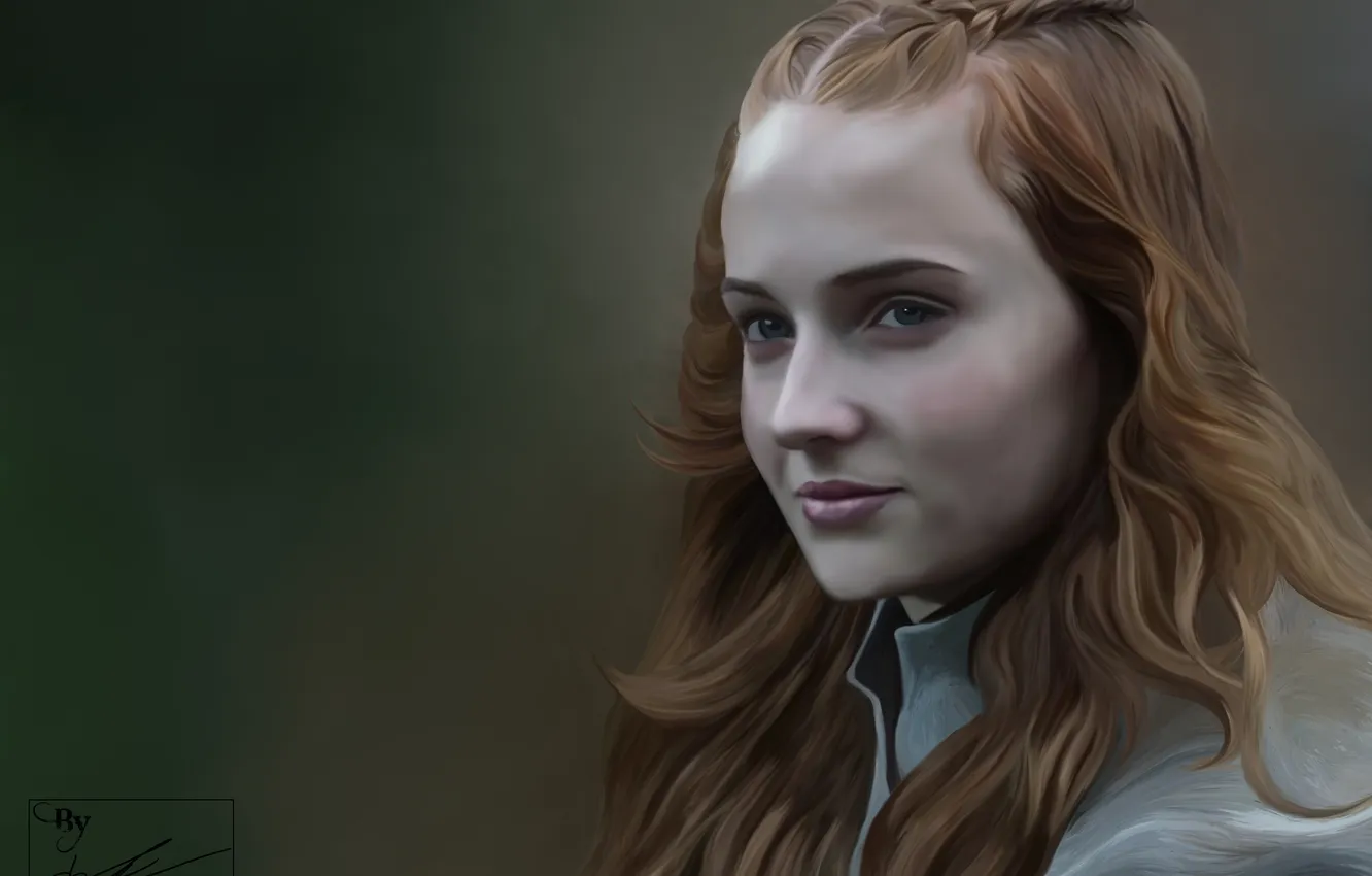 Photo wallpaper girl, background, Game of Thrones, Sansa Stark