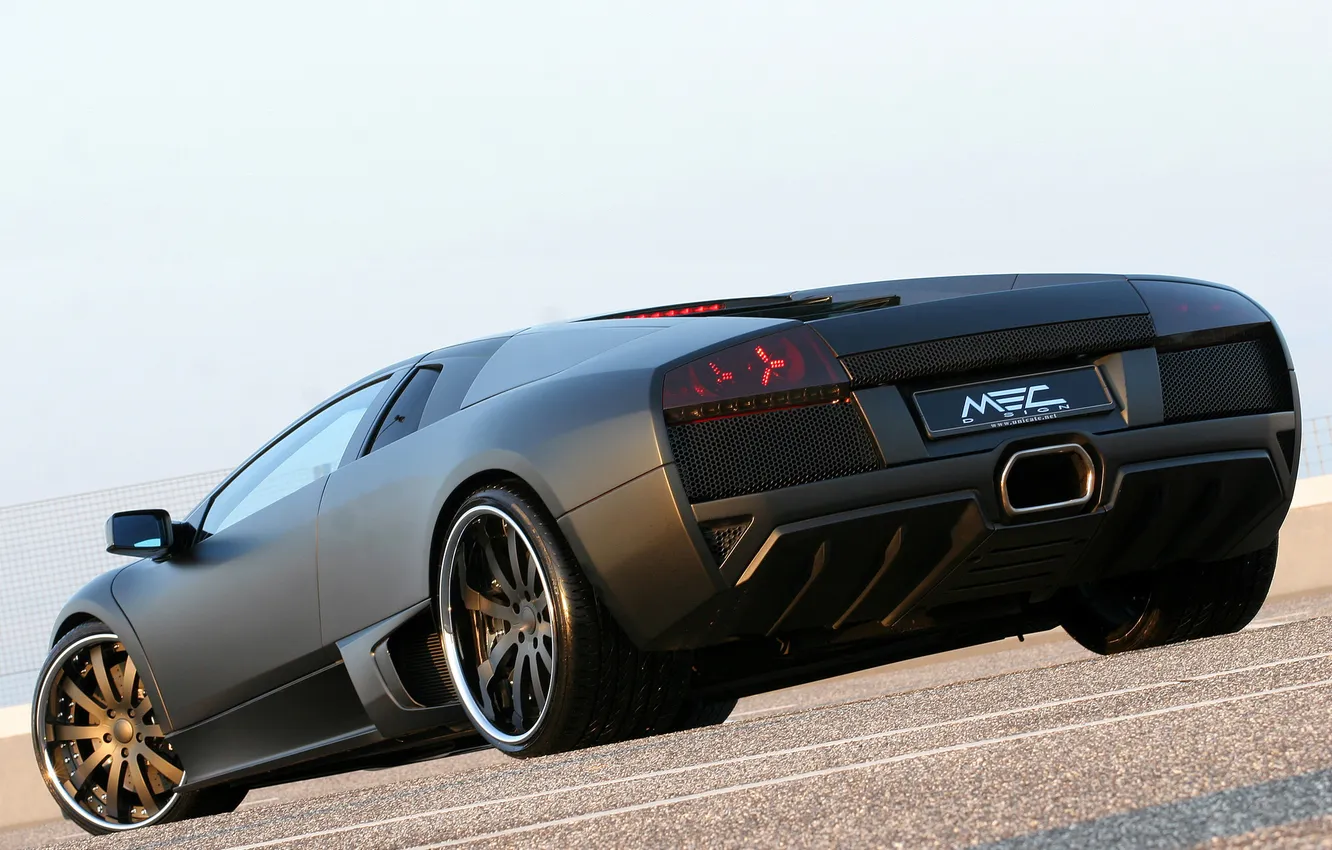 Photo wallpaper Lamborghini, Matt, Lamborghini, murcielago, the rear part, murciélago, Edition, Unicate