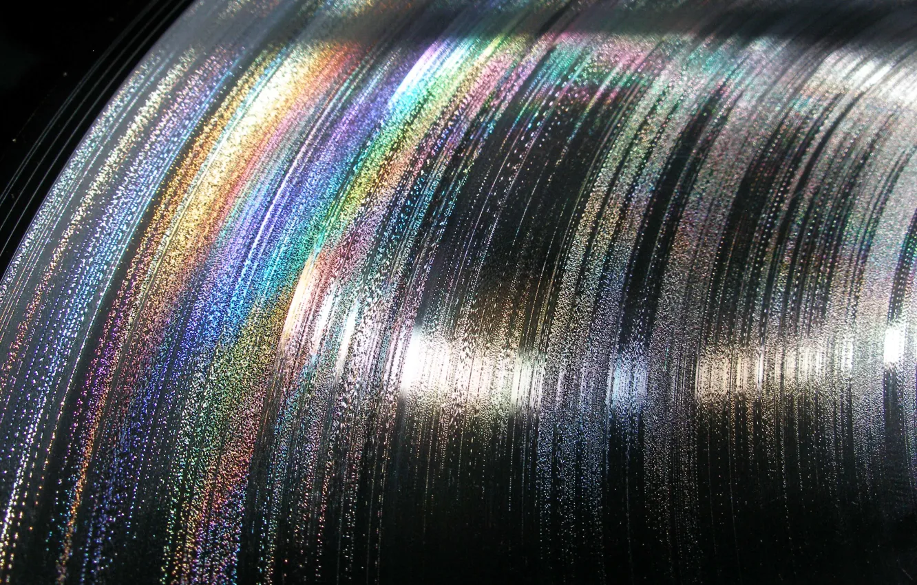 Photo wallpaper music, rainbow, music, Record, vinyl, vinyl, disc