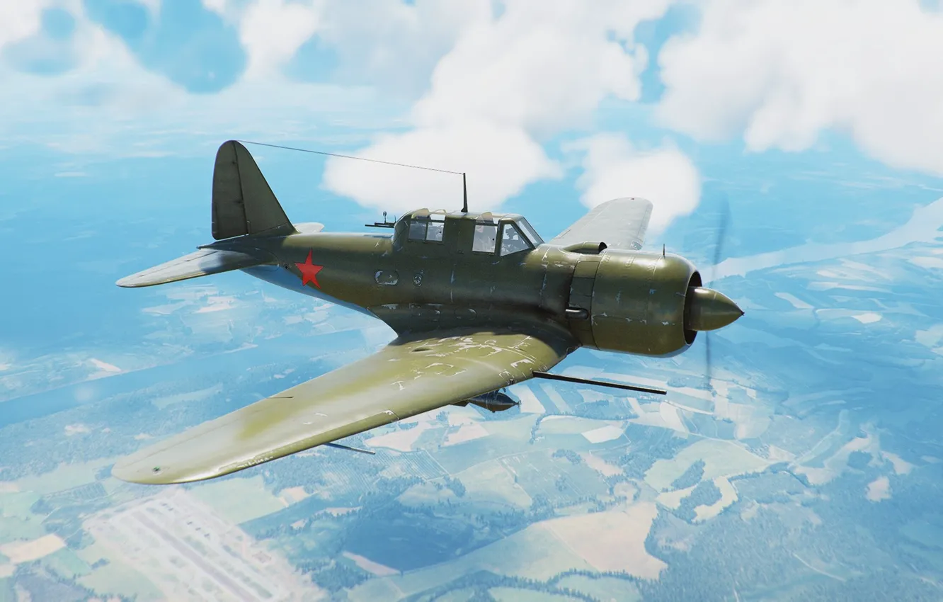 Photo wallpaper USSR, attack, OKB P. O. Sukhoi, Su-6 (M-71F)