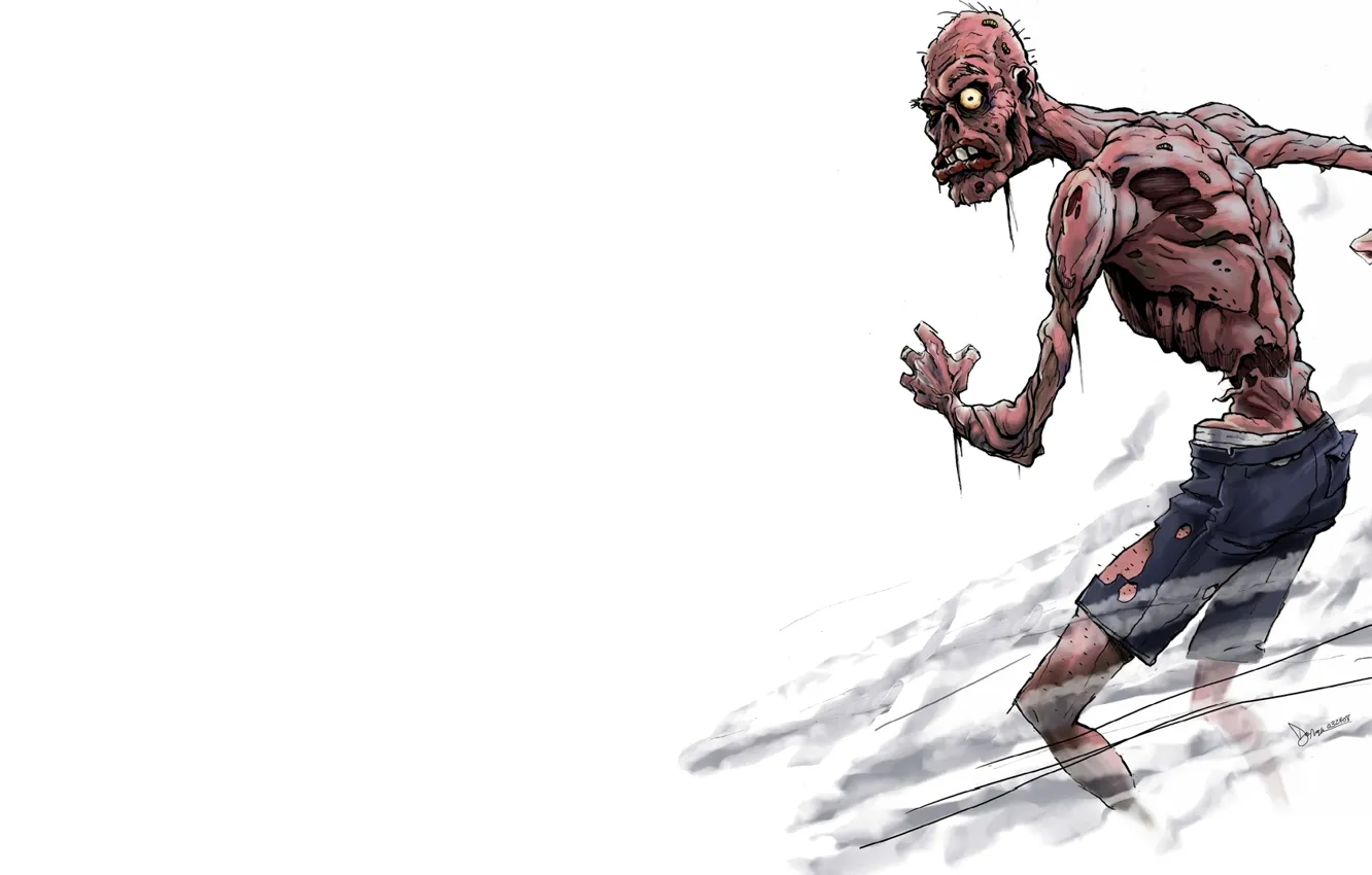 Photo wallpaper zombie, pants, living dead