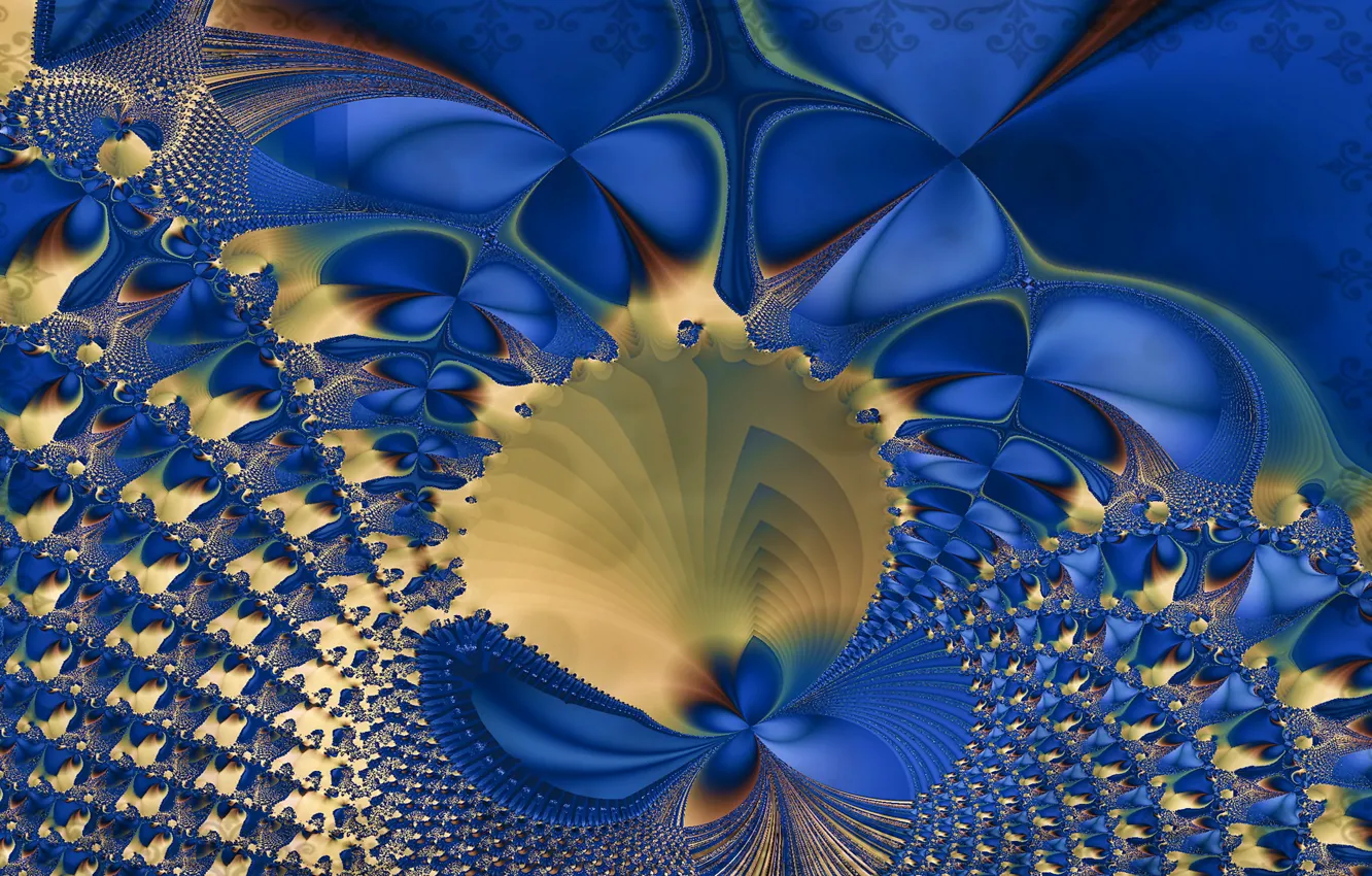 Photo wallpaper color, abstract, form, fractal