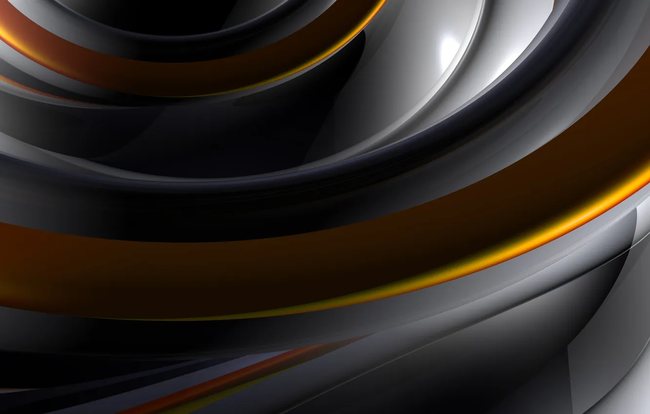 Photo wallpaper circles, abstraction, strip