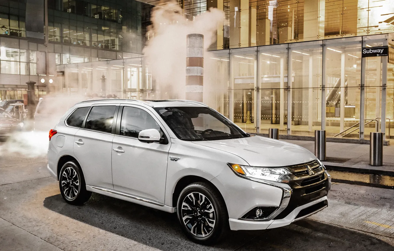 Photo wallpaper Mitsubishi, Mitsubishi, crossover, Outlander, Outlander