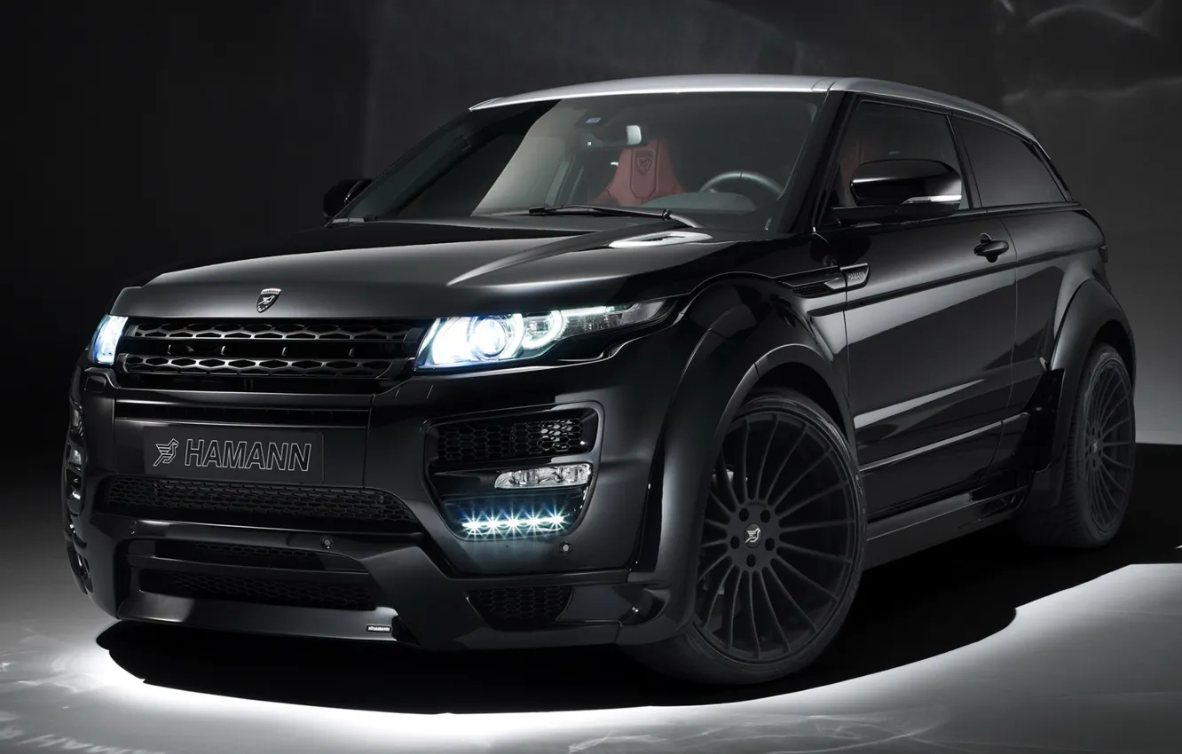 Photo wallpaper background, black, tuning, Land Rover, Range Rover, Hamann, Coupe, tuning