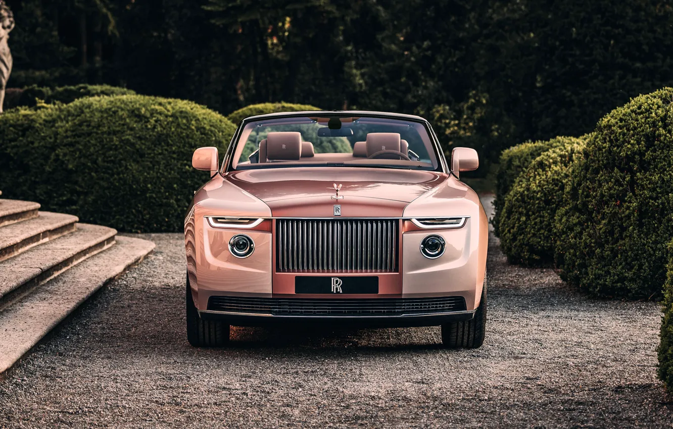 Photo wallpaper Rolls Royce, luxury, concept car, Boat, 2022
