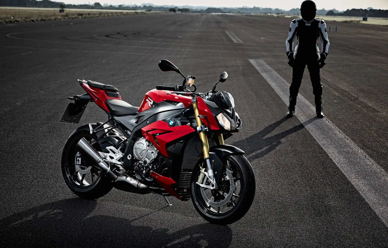 Photo wallpaper BMW, motorcycle, 2014, S 1000 R, BMW. motorcycle