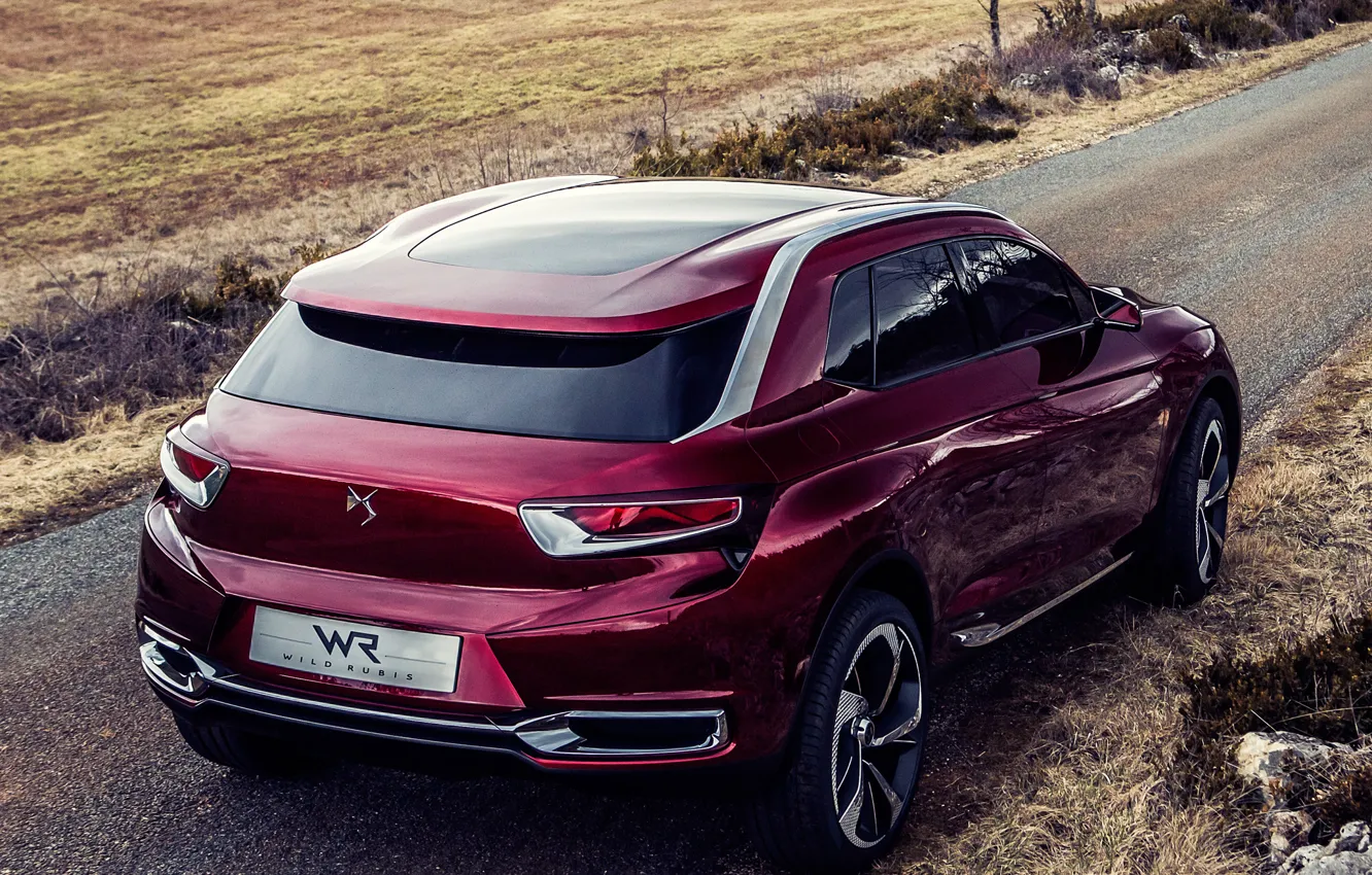 Photo wallpaper machine, Concept, Citroen, rear view, Citroen, Wild Rubis