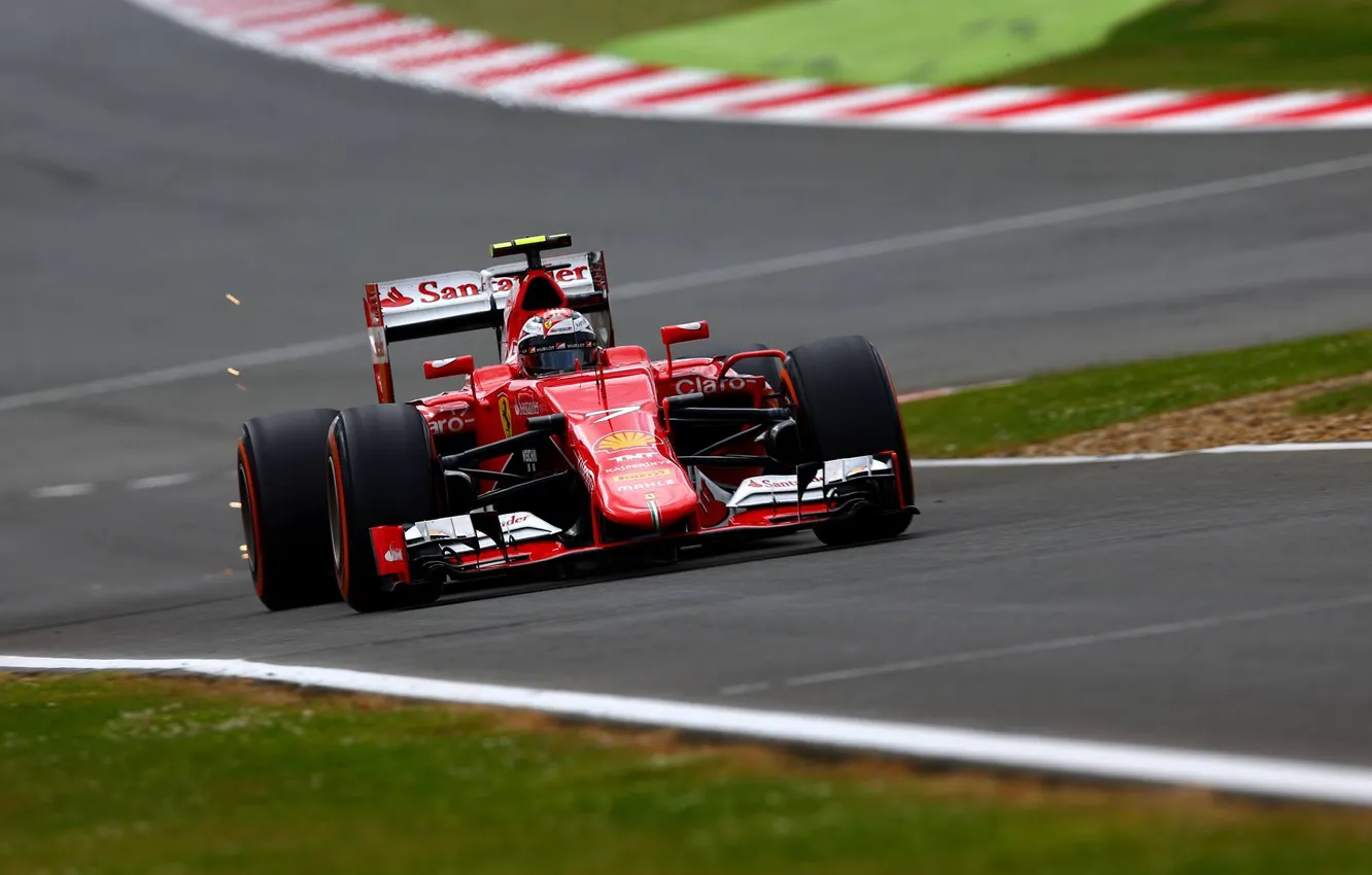 Photo wallpaper sparks, Ferrari, Formula 1, kimi raikkonen also, SF15-T