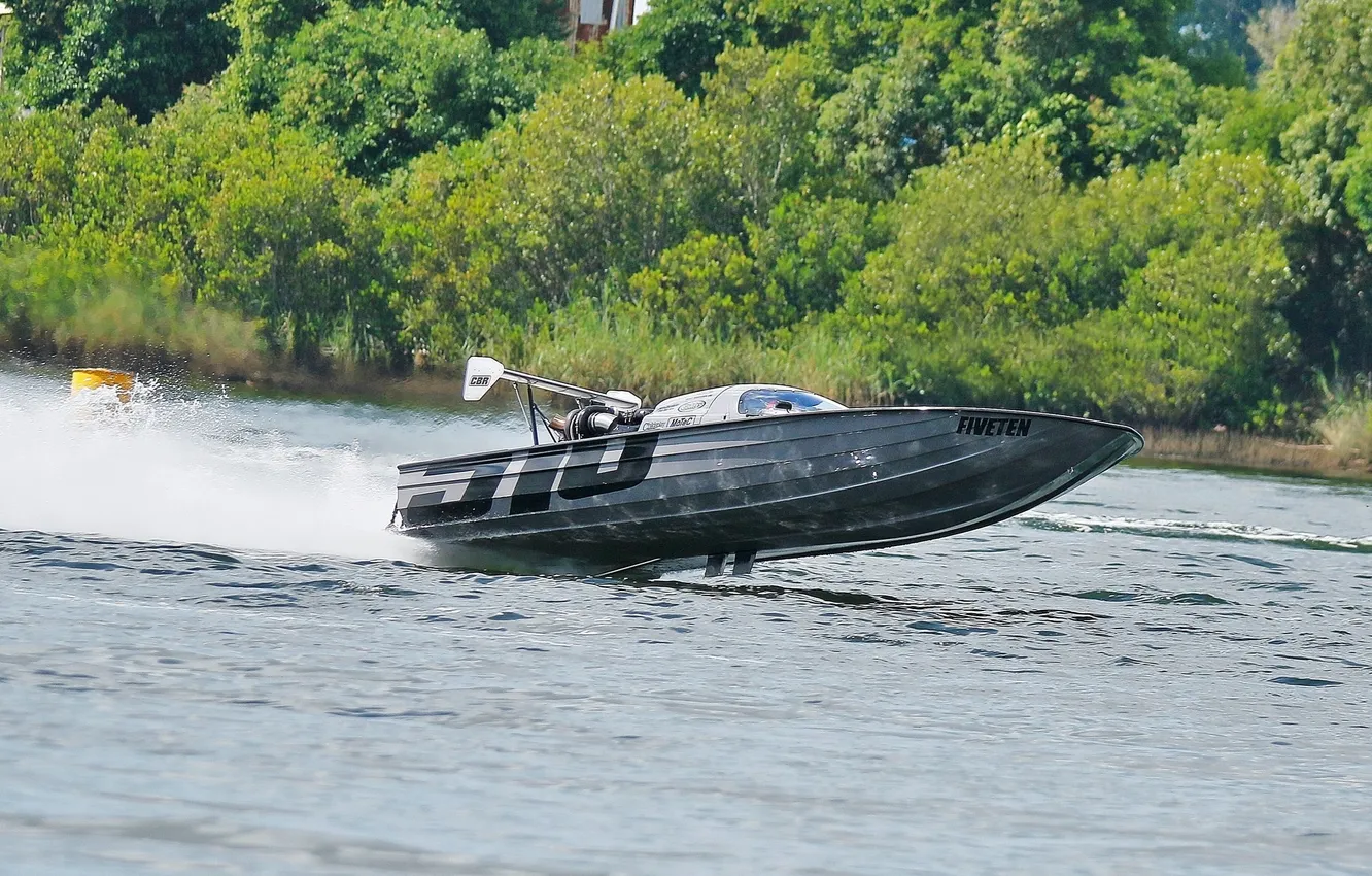 Photo wallpaper race, boat, speed