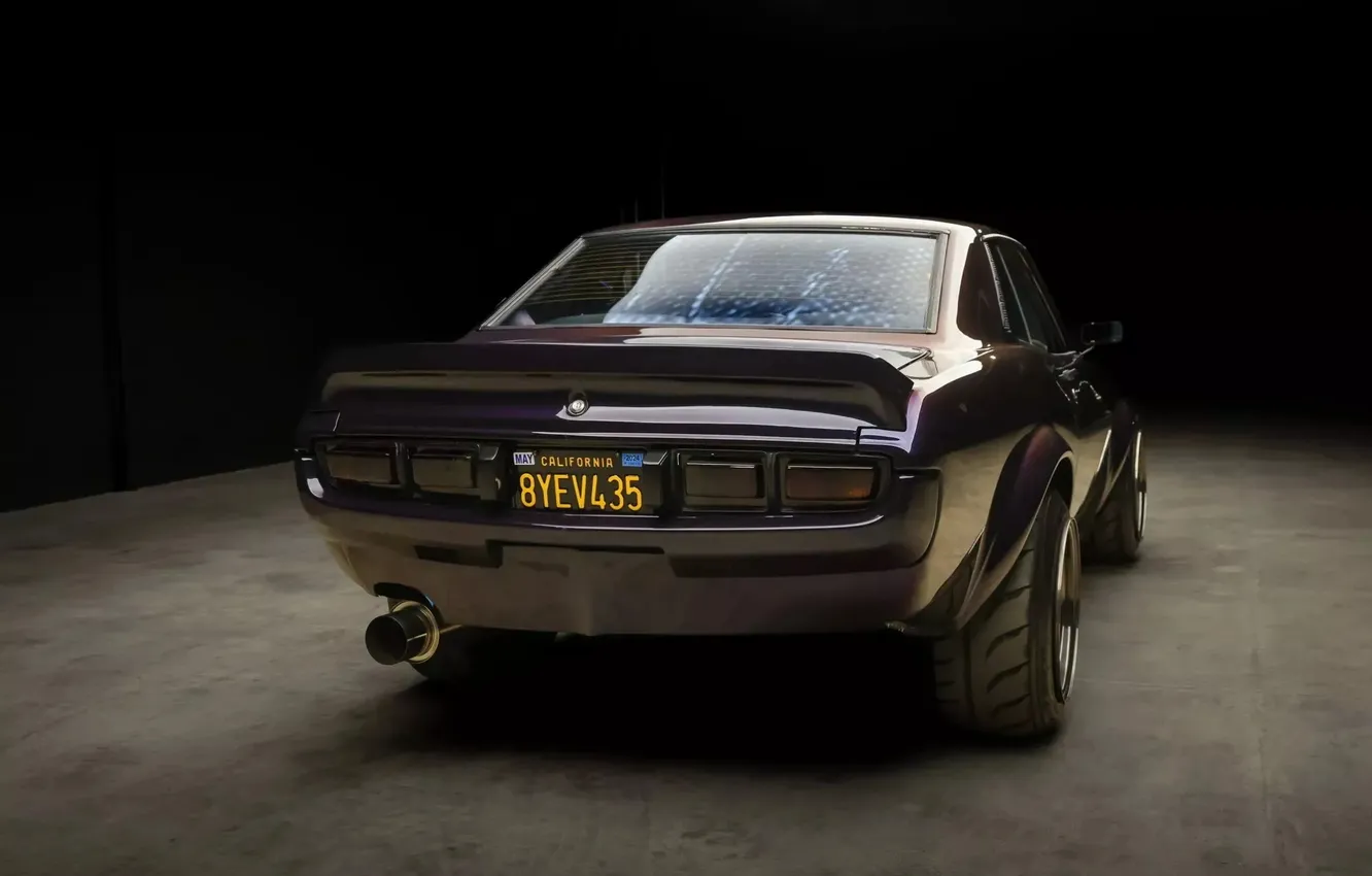 Photo wallpaper Toyota, vehicle, classic car, toyota celica, Powered 1977, purple cars