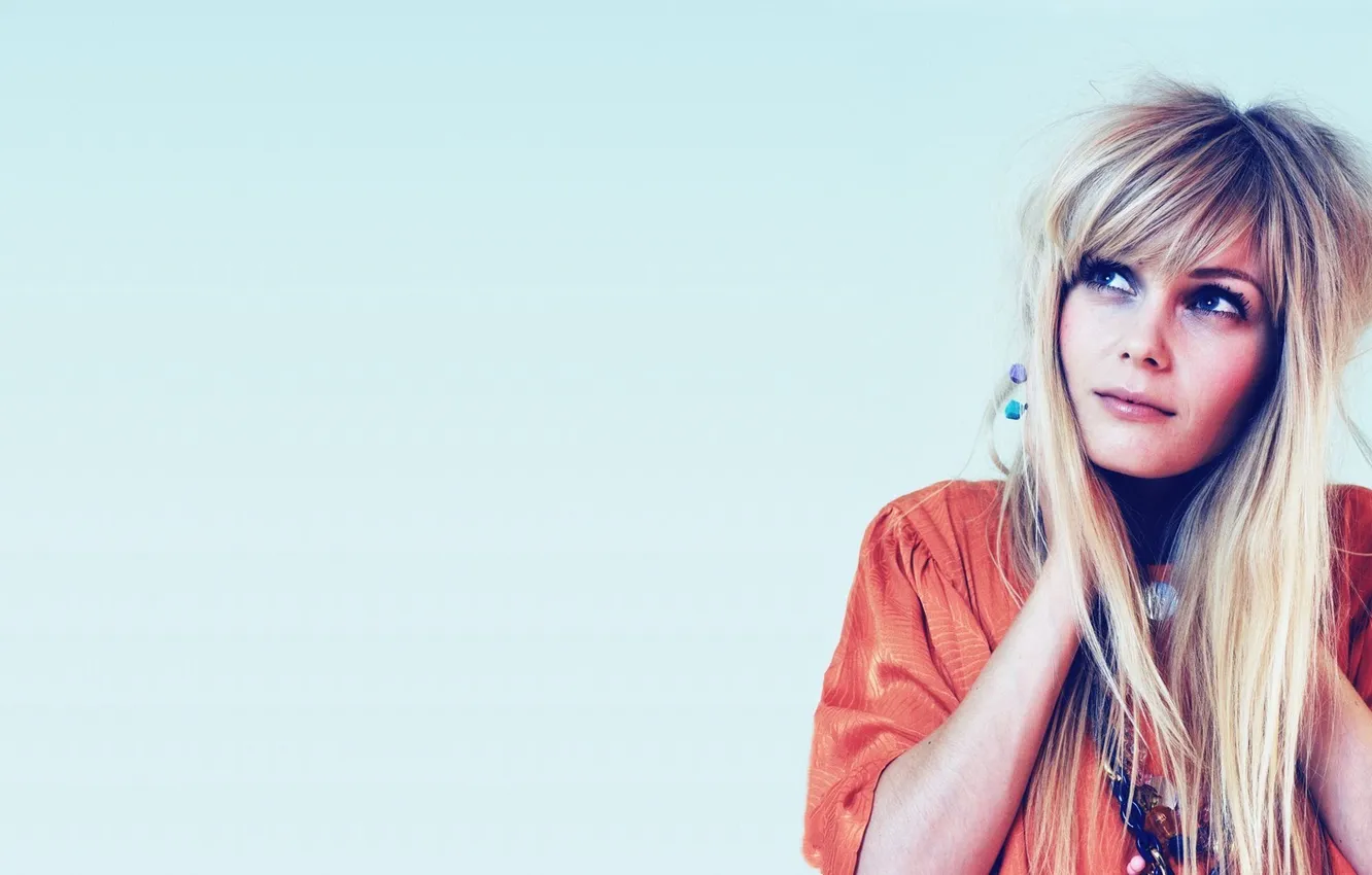 Photo wallpaper look, girl, photo, blonde, models