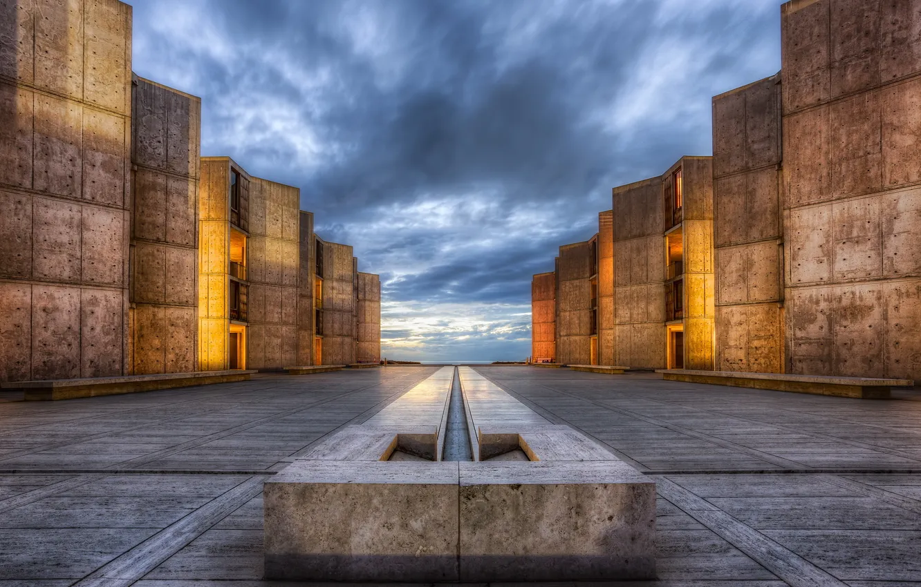 Photo wallpaper United States, California, San Diego, Salk Institute