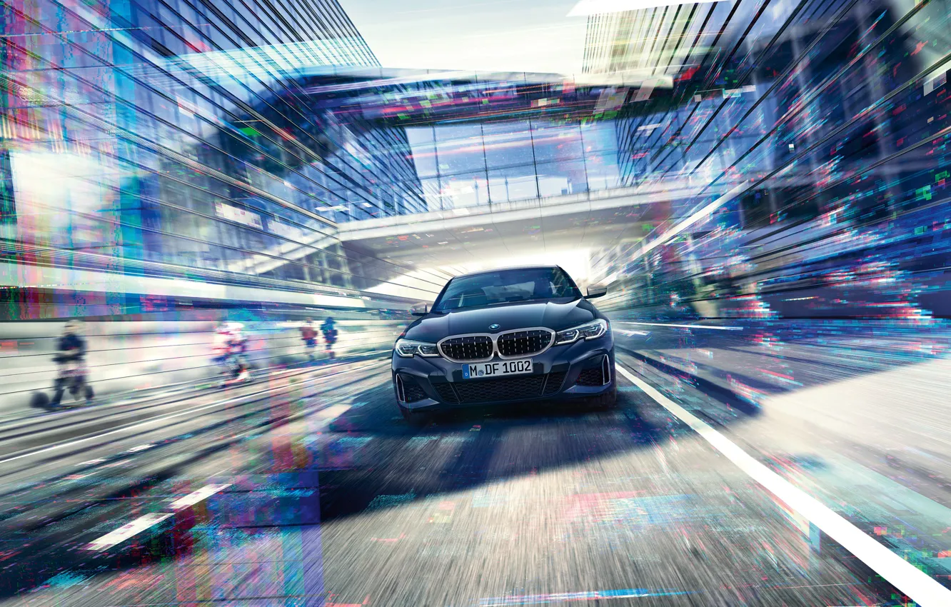 Photo wallpaper BMW, 3-series, Front, Front view, 2019