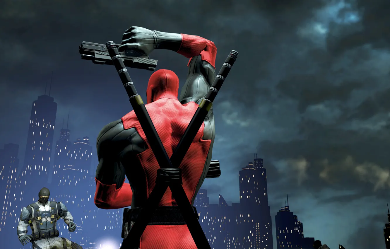 Photo wallpaper Deadpool, Marvel, Deadpool