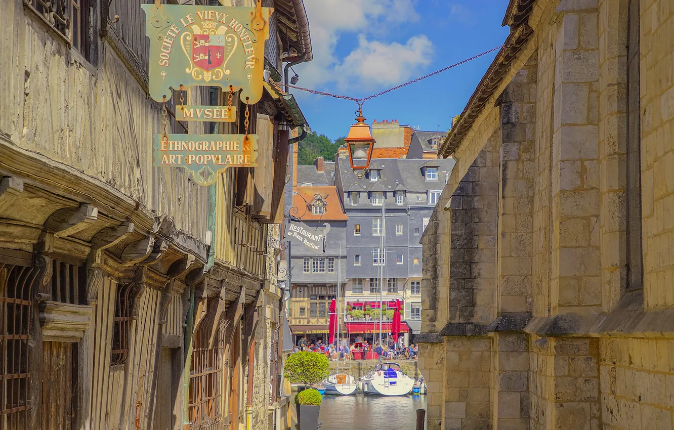 Photo wallpaper France, Normandy, Honfleur