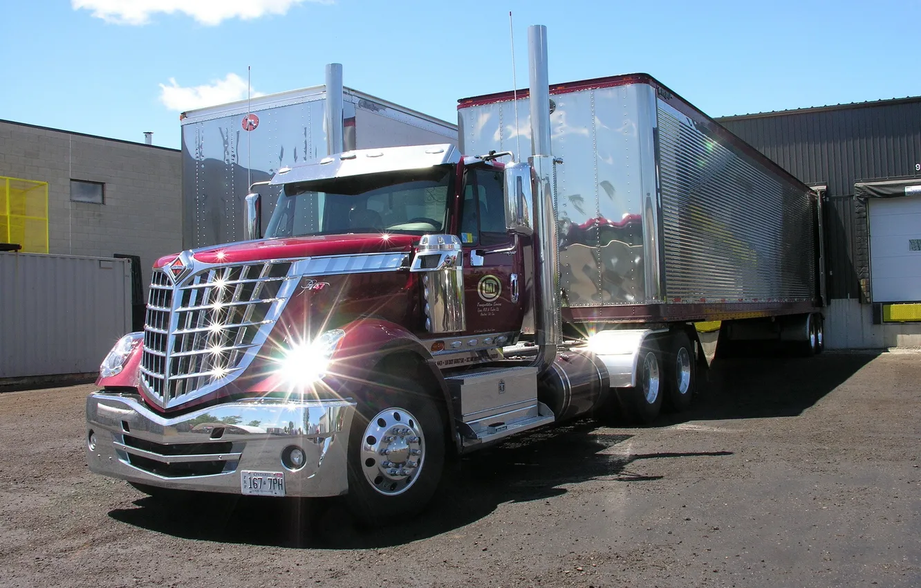 Photo wallpaper auto, photo, Truck, tractor, LoneStar