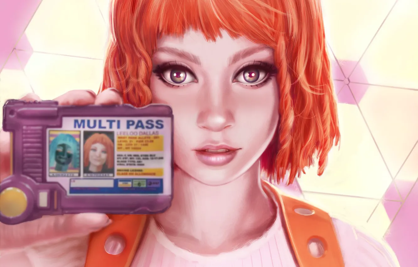 Photo wallpaper Leela, The fifth element, by ivantalavera