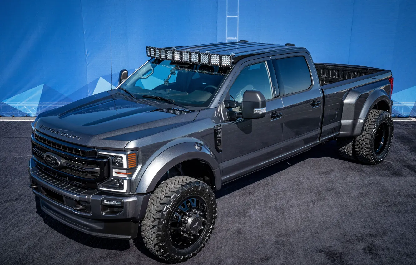 Photo wallpaper Ford, Grey, Pickup, F-450, Deberti design