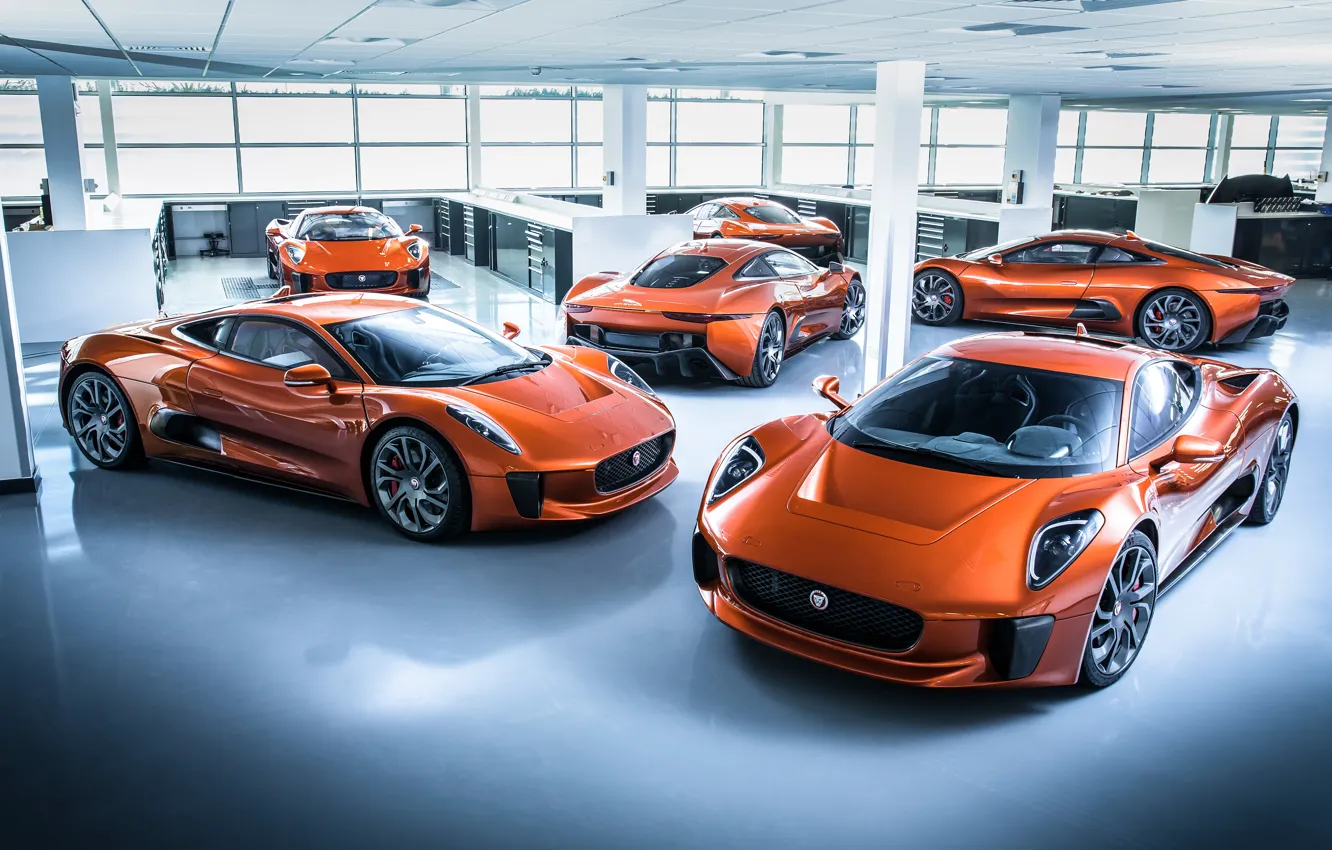 Photo wallpaper Jaguar, Jaguar, supercar, C-X75