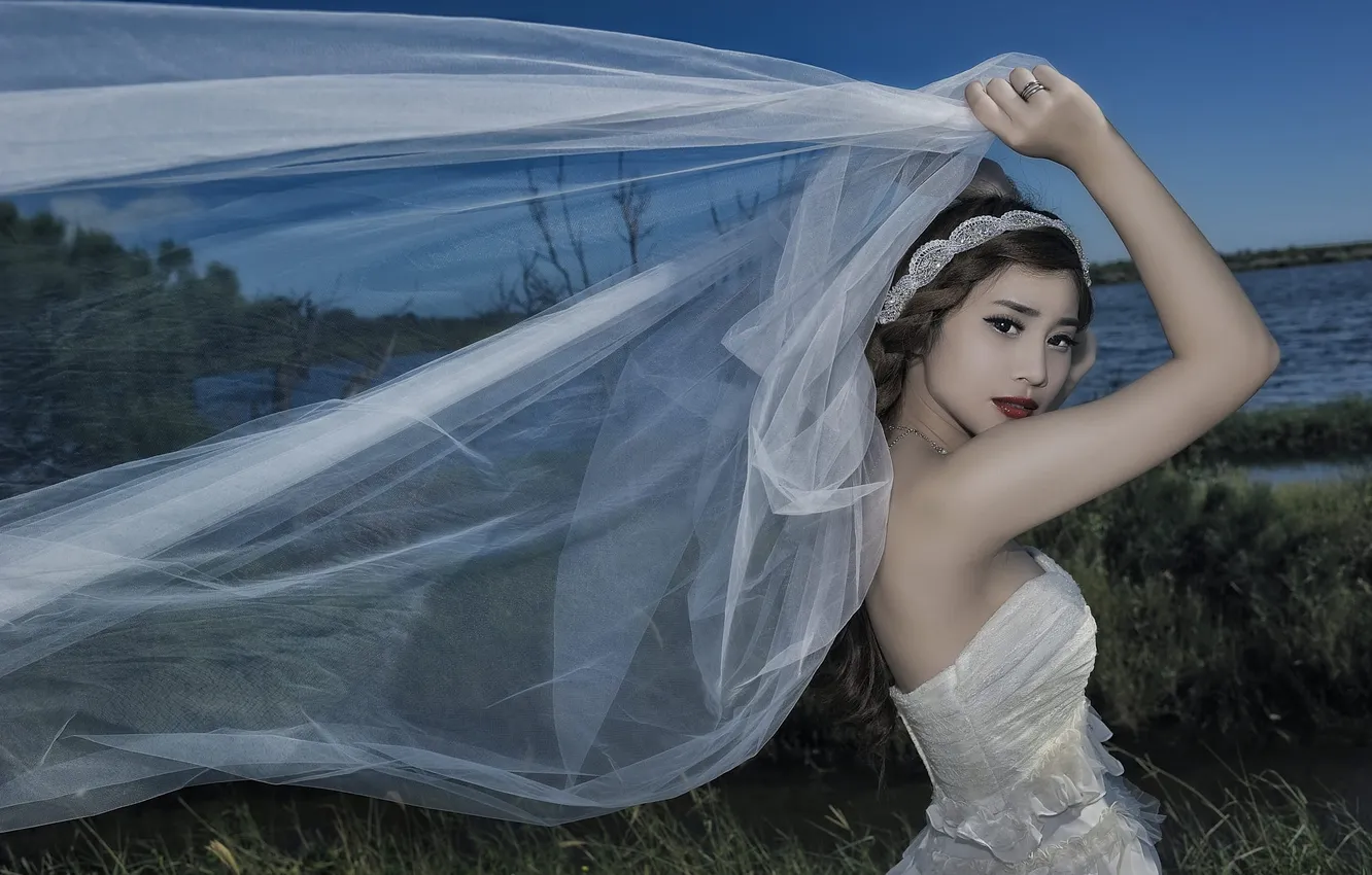 Photo wallpaper China, wallpaper, girl, sexy, woman, model, asian, cute