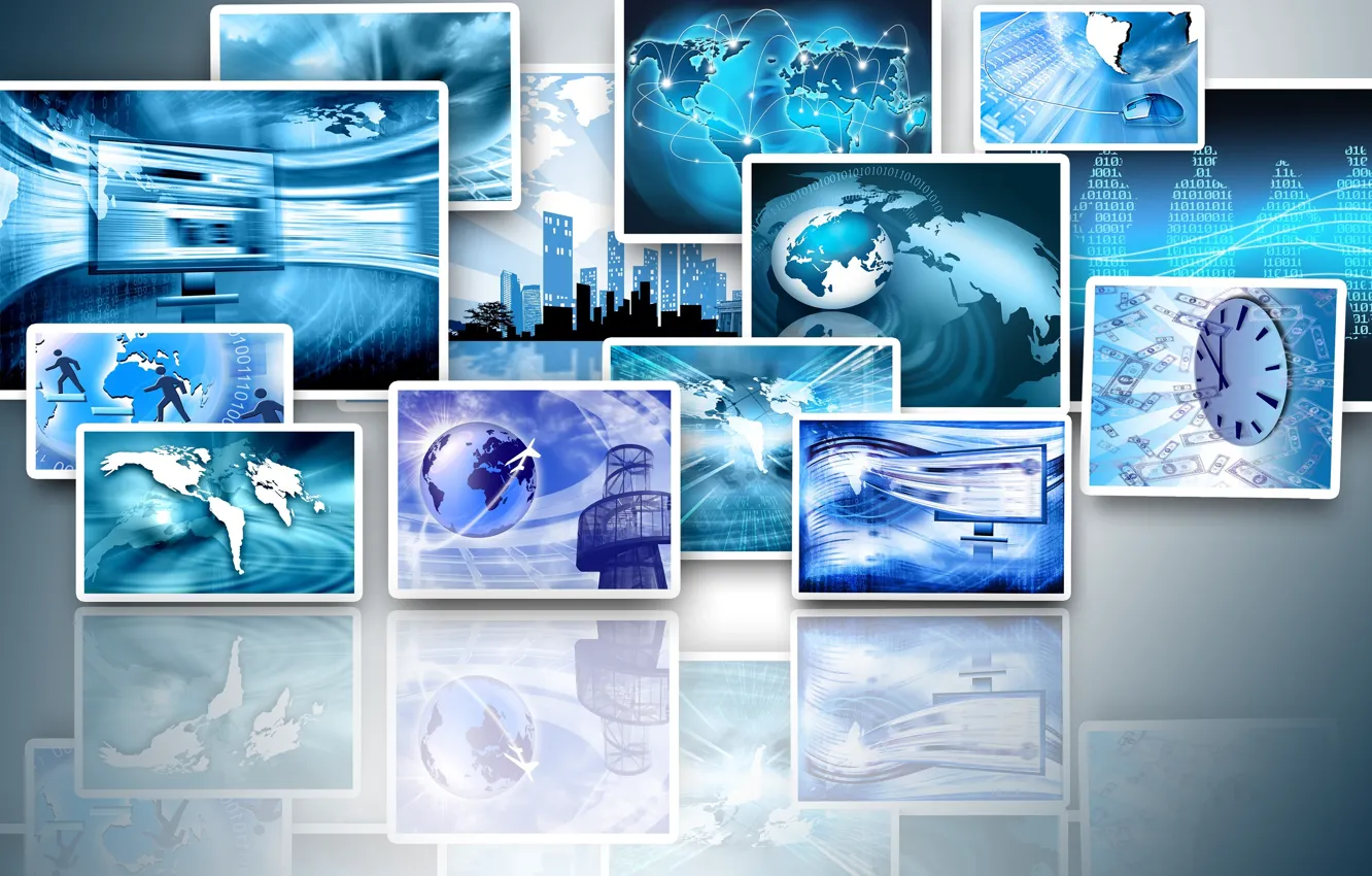 Photo wallpaper Internet, business, IT