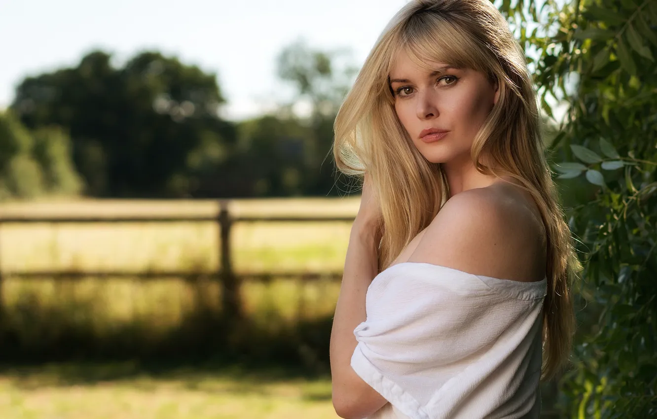 Photo wallpaper look, sexy, model, hair, blonde, Carla Monaco