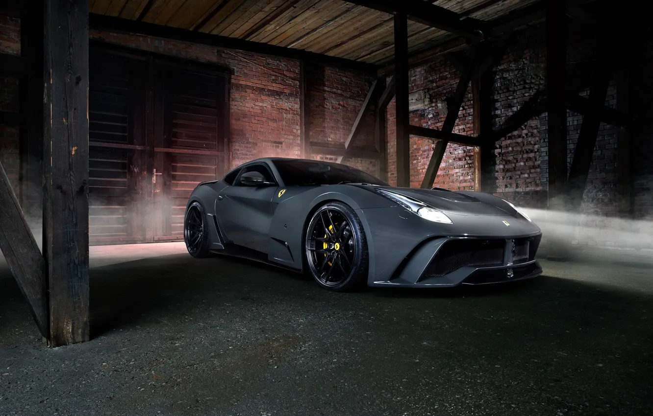 Photo wallpaper grey, ferari, f12 n-largo