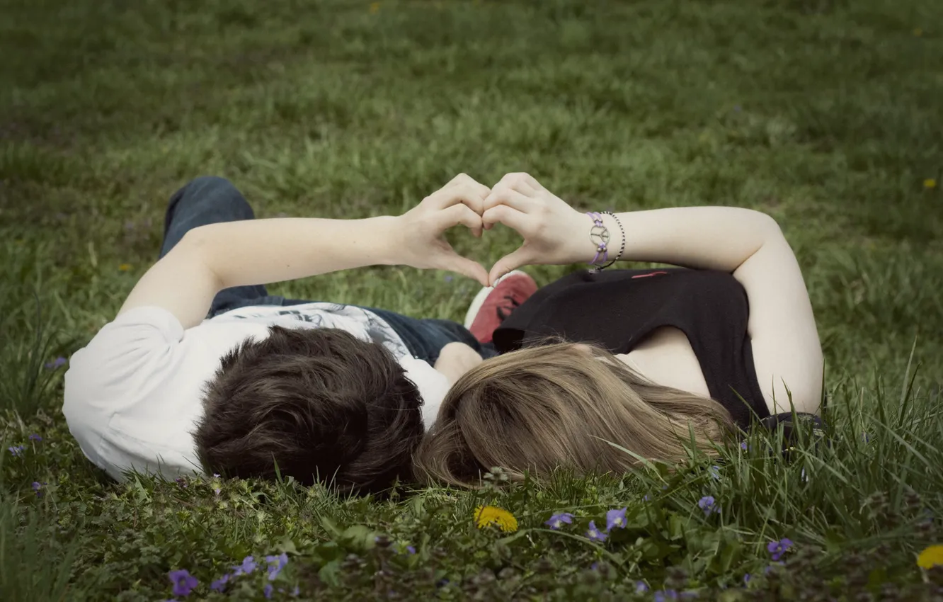 Photo wallpaper love, mood, tenderness, pair, love