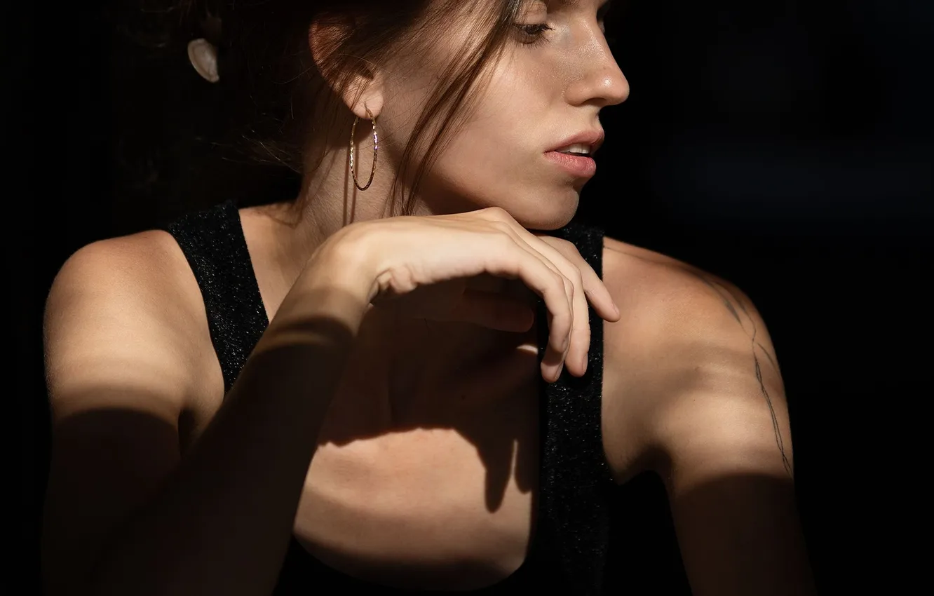 Photo wallpaper portrait, image, Alena, Matvey Karmakov