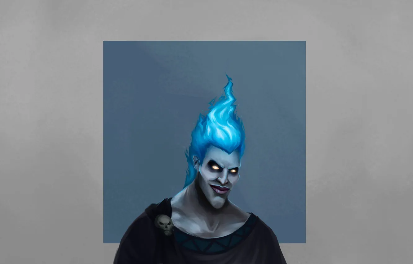 Photo wallpaper figure, cartoon, art, Disney, art, fan art, Illustration, Hades