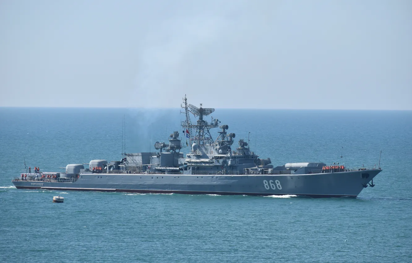 Photo wallpaper ship, guard, project 1135m, inquisitive, Author Erne