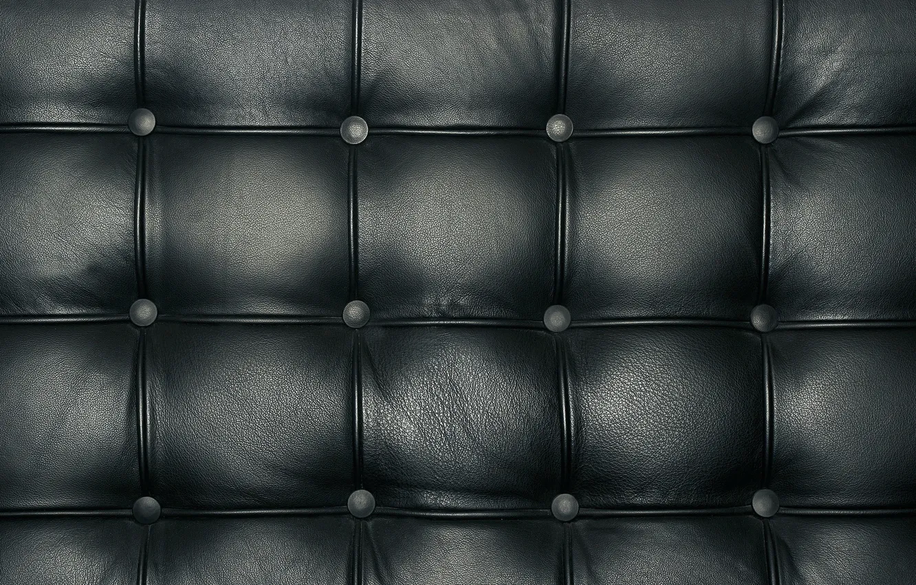 Photo wallpaper black, pattern, leather, sofa