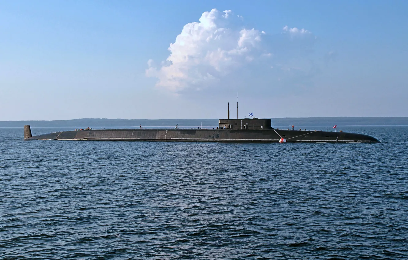 Photo wallpaper boat, underwater, atomic, Prince Vladimir