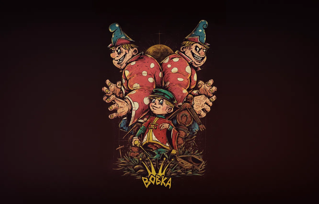 Photo wallpaper style, background, figure, minimalism, art, style, art, characters