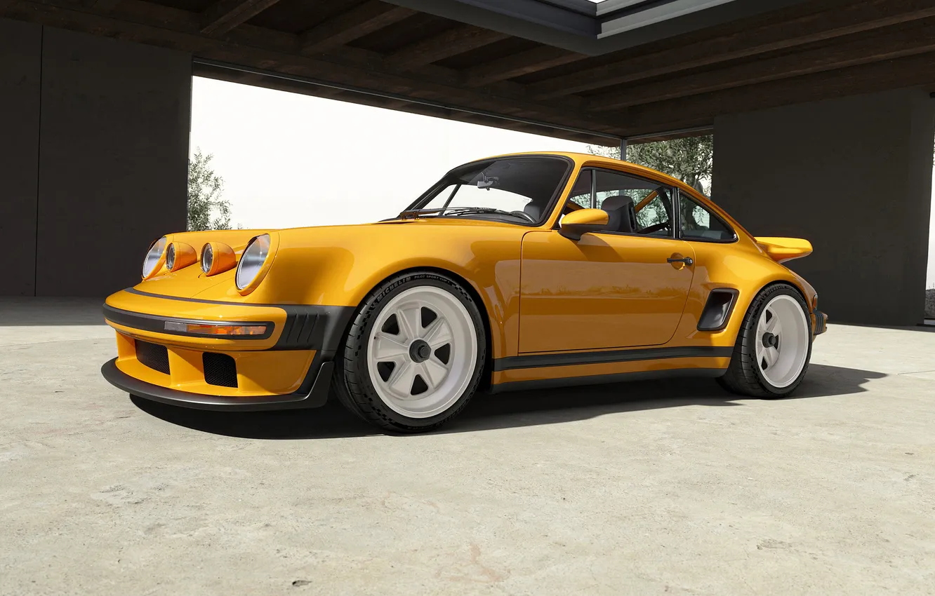 Photo wallpaper 911, Coupe, Carrera, singer, 2160P