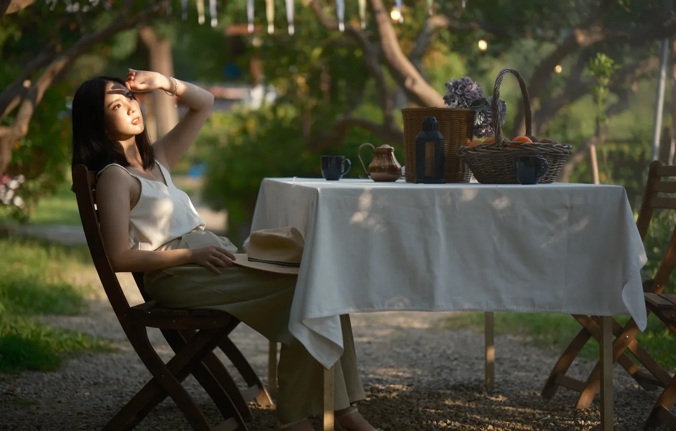 Photo wallpaper China, girl, sexy, girls, woman, model, asian, cute