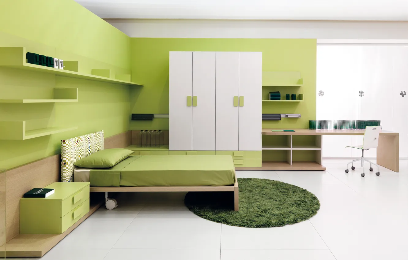 Photo wallpaper design, style, interior, living room