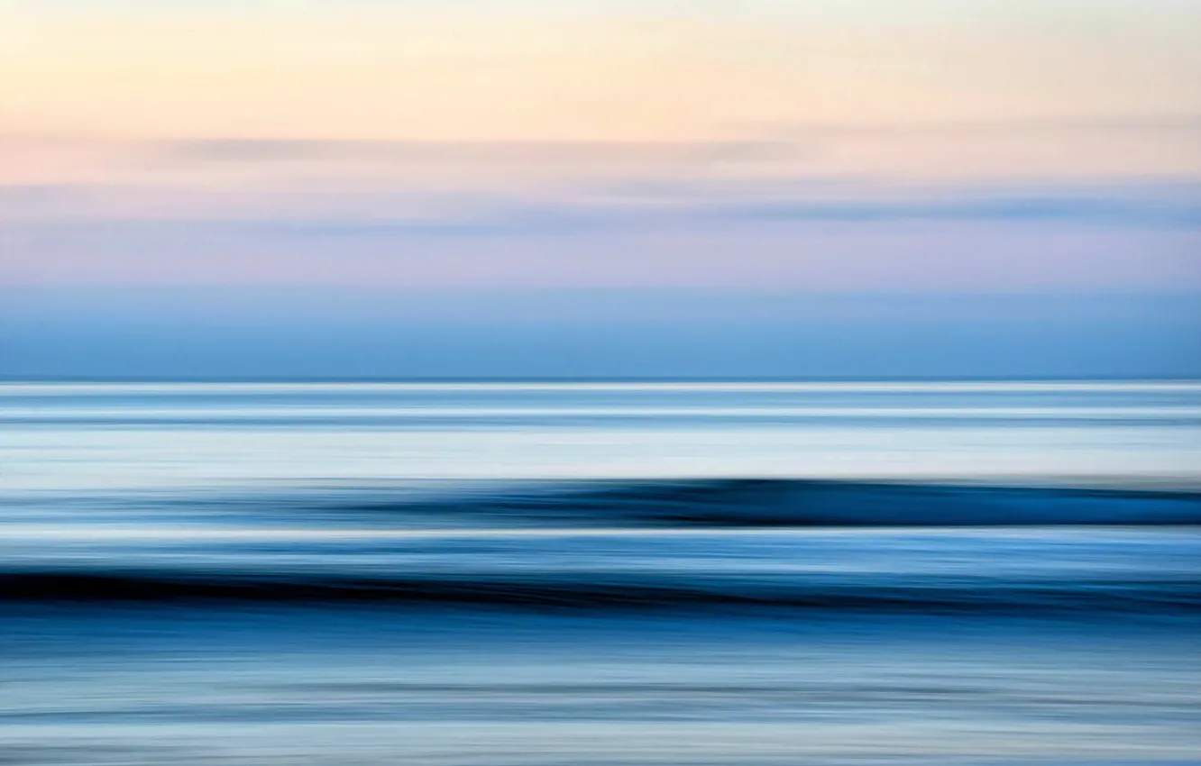 Photo wallpaper sea, the sky, color