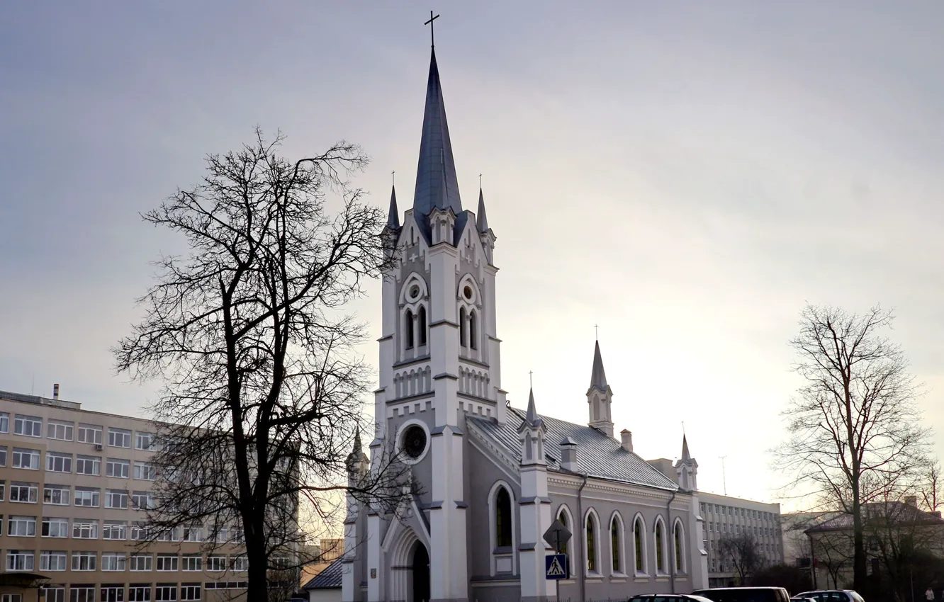 Photo wallpaper Belarus, Grodno, Kirch