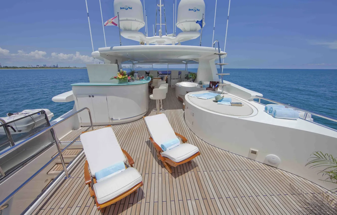 Photo wallpaper design, style, interior, bar, yacht, deck, Suite, Cockpit