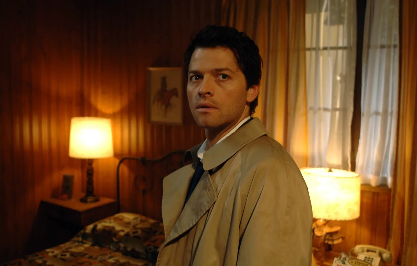 Photo wallpaper actor, Supernatural, Supernatural, brunette, Castiel, Misha Collins, Misha Collins, Cass