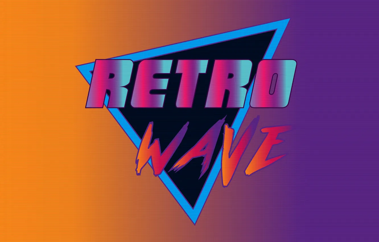 Photo wallpaper Minimalism, Music, 80s, Illustration, 80's, Synth, Retrowave, Synthwave
