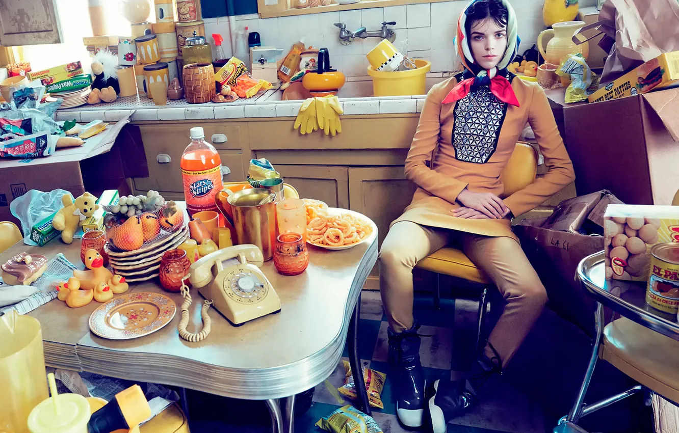 Photo wallpaper toy, food, kitchen, Numero, Meghan Collison