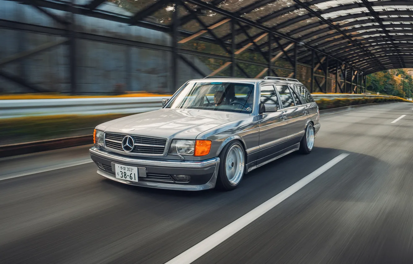 Photo wallpaper Mercedes - Benz, w126, 500TE