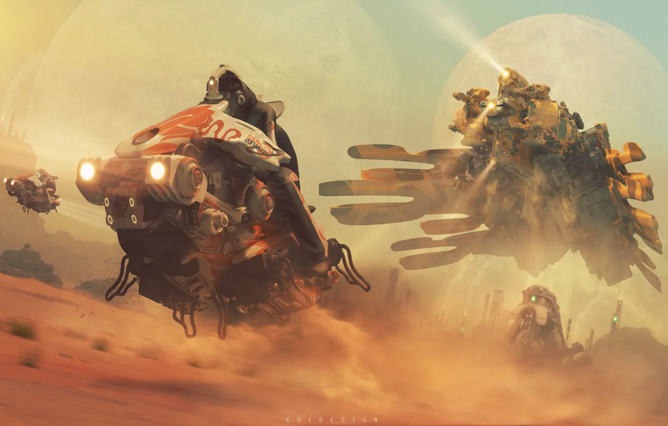 Photo wallpaper planet, aircraft, Col Price, The post must get through