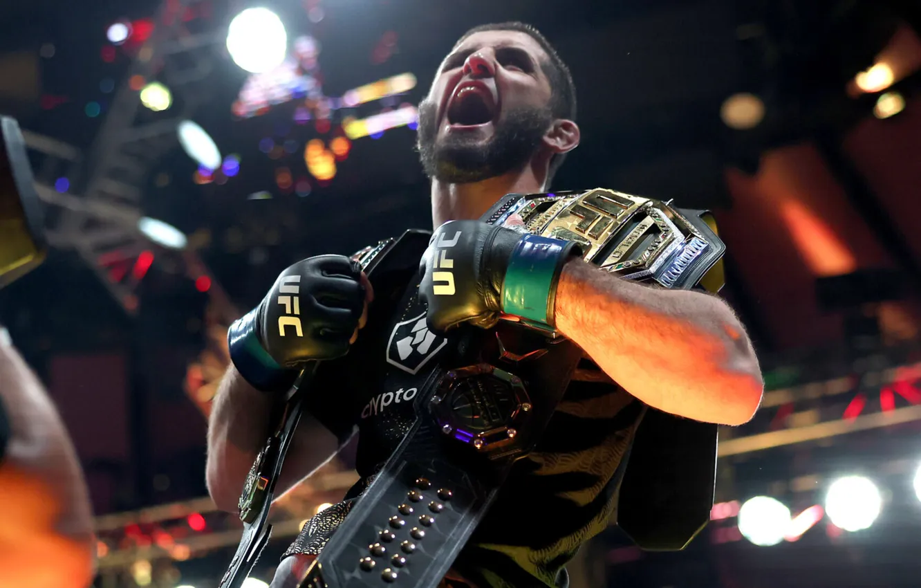 Photo wallpaper Islam Makhachev, UFC, The double champion