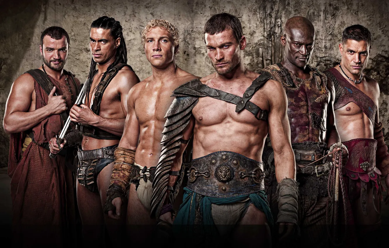 Photo wallpaper the series, Spartacus, Blood and Sand, Gladiator, Spartacus, Spartacus: Blood and sand, Crixus, Oenomaus
